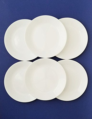 Corelle Livingware 8.5/21.6cm Luncheon Plate 6 pack Winter Frost White