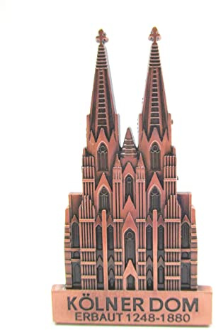 Köln Cologne Dom 3D Metall Fridge Magnet Souvenir Germany edel redbronze