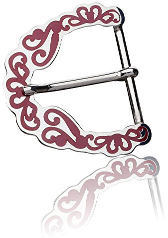 FREDERIC HERMANO Gürtelschnalle Buckle 40mm Metall Silber Poliert - Buckle Amilly - Dornschliesse Für Gürtel Mit 4cm Breite - Silberfarben Poliert