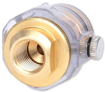 KS Tools Neben-Öler für Druckluftwerkzeuge 1/4515.3360 54mm I Druckluft Öler zum automatischen Ölen von Druckluft-Werkzeugen I Mit transparentem Sichtglas