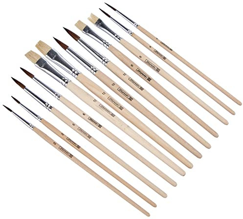 Brunnen Schulpinselset sortiert 12 St.