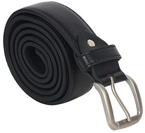 Men's Black Leather Money Belt Sizes 32 Through 56 (36)