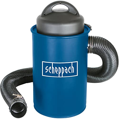 Scheppach Aspirateur HA1000 |Aspirateur Eau et poussière | 1100W | Débit d'air: 183m³ | Capacité de la cuve: 50L | Taille du Filtre : 0,3m² | Longueur du Tuyau : 2m | Lot d'adaptateurs Inclus