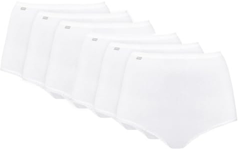 Playtex Lot de Culottes Maxi Coton Stretch Femme x6