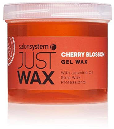 Salon System Just Wax Cherry and Jasmine Gel Wax Spa with A Succulent Aroma of Cherry Blossom 450g