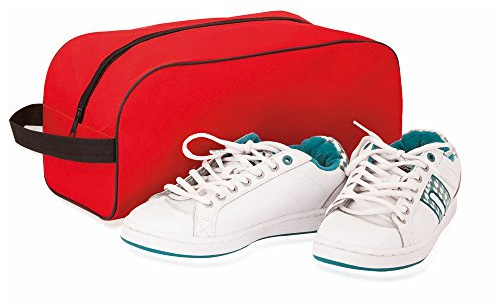 eBuyGB Unisex Sportschuh-/Wanderschuh-Tasche, Aufbewahrungstasche für Schuhe, Rot