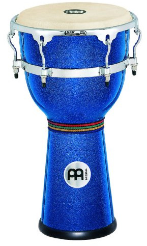 Meinl Percussion DJF3-BSP Floatune Serie Fiberglasdjemben Blue Sparkle