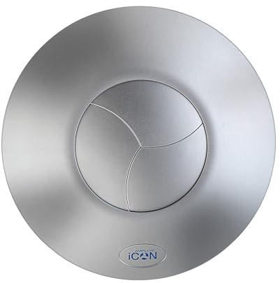 Airflow iCON 30 Fan Cover in Elegant Silver – Sleek Look to Suit Premium Home or Office Interiors – Compatible with iCON 30 Fan