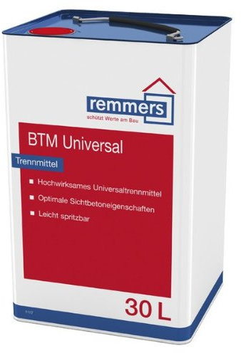 Remmers BTM Universal | 30L | Trennmittel, Schalungsmittel, Betontrennmittel für Frischbeton | universell einsetzbar, regenfest, witterungsbeständig