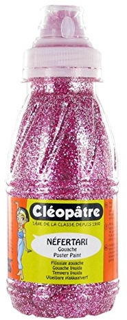 Cléopâtre - PP250-10 - Glitter-Farbe – Magenta – 250mL