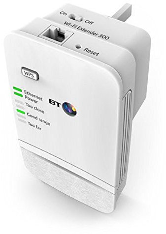 BT N300 Wi-Fi Extender - White