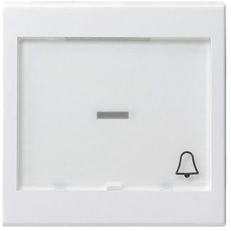 Gira 067903 Wippe Beschriftungsfeld groß Symbol Klingel System 55, reinweiß