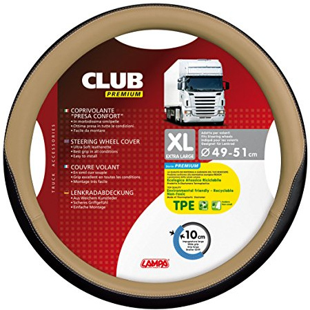 LAMPA 98916 Lenkradbezug Lenkradhülle 49-51cm TPE (thermoplastischer Elastomer)