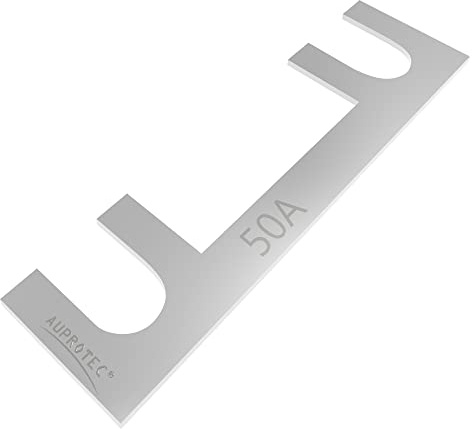 AUPROTEC Sicherungsstreifen Blattsicherung, 50A Ampere, 5 Stück | Blechsicherung, 30A - 150A Auswahl