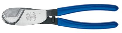 Klein Tools 63030 Cable Cutter, Made in USA, Coaxial Cutter for 1-Inch Aluminum and Copper Cable, One-Hand Shearing