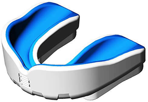 Makura Ignis Mouthguard - White/Blue, Senior (Age 11 & Over)