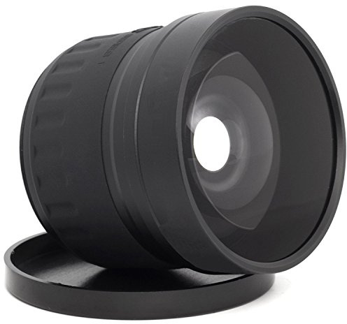 Digital Nc Olympus Stylus XZ-2 iHS 0.21x-0.22x High Grade Fish-Eye Lens (Includes Filter Adapter Rings) + Nwv Direct Micro Fiber Cleaning Cloth