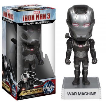Funko Marvel Iron Man Movie 3 War Machine Wacky Wobbler Action Figure