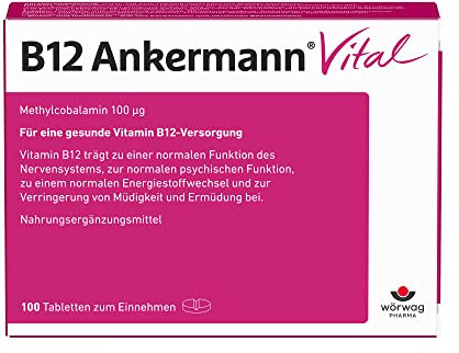 B12 Ankermann® Vital: Deine B12-Quelle. Ideal für Veganer, 100 Stück