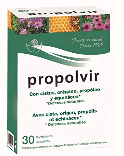 Propolvir 30 comprimés - Herbetom Bioserum | Avec Cistus Incanus, Origan, Propolis et Echinacea | Défenses naturelles