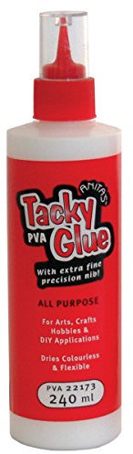 anitas Pegamento PVA pegajoso, Vinilo, Blanco, 240 ml, 240