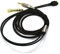 Future Win 1,2 m/1,5/2 M/3 M Schwarz Ersatz Audio Upgrade Kabel für Sennheiser HD650 HD600 HD580 Kopfhörer