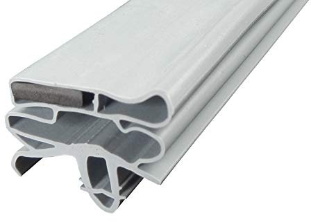 KD06-2000 mm - Junta magnética (perfil grande, incluye cinta magnética), color gris