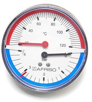 Afriso Thermo-Manometer TM80 63341 axial