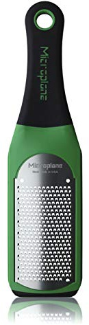 Microplane Artisan Series Parmesan Cheese Grater and Zester (Fine, Green)