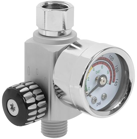 *10D* Sealey On-Gun Air Pressure Regulator/Gauge Upto 140psi for Air Tools ** Sealey_AR01 **