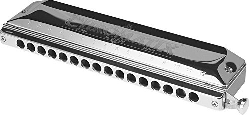 Suzuki Chromatix scx48a Mundharmonika 12 Löcher Silberfarben LA 12 mehrfarbig