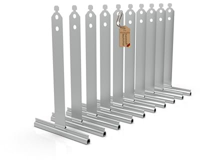 markiso® 10x Rolladen Aufhängefedern für Miniprofile, Stahlfeder Mini (Kunststoffbeschichtet) mit Schwalbenschwanz, für Rolladenpanzer oder Rolladenwelle SW40 bis SW70