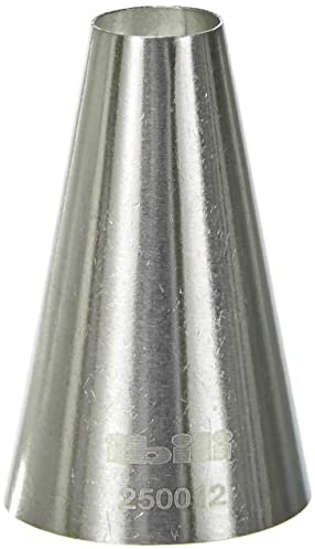 Ibili 250012 Spritztülle rund 10 mm, Edelstahl, silber 12 mm