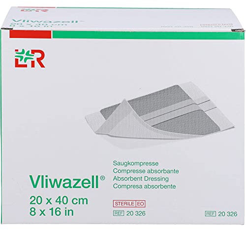 VLIWAZELL Saugkompressen steril 20x40 cm 12 St
