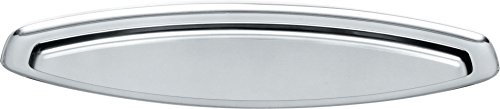 Alessi 127/70 Fischplatte - Edelstahl 18/10 mattiert mit glänzend poliertem Rand