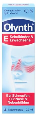 Olynth 0,1% - Abschwellendes Schnupfen Dosierspray für Erwachsene und Schulkinder ab 6 Jahren – 10 ml Nasenspray