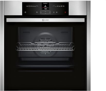 NEFF B45CR22N0 - Forno da incasso N70, 60 cm, 71 l, in acciaio inox, A+ / Slide & Hide / EasyClean / 12 modalità di funzionamento