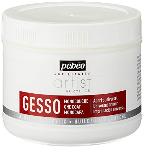 PEBEO gesso 500ml primer pot, grey