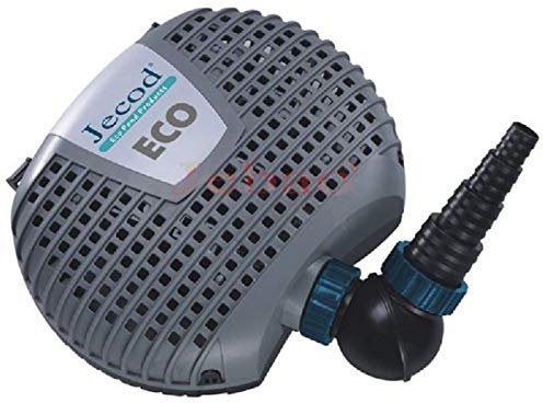 Jebao Garden Fish Pond Filter Pump Submersible Solids Handling Water Course - Eco Energy Saving Super Low Wattage - XOE-10000 Filtration GS/CE Approved (10000 LPH)