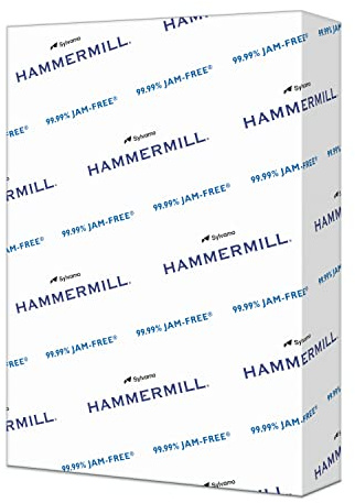 Hammermill A4 Paper, 20 lb Copy Paper (210mm x 297mm) - 1 Ream (500 Sheets) - 92 Bright, Made in the USA