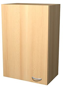 Smart Möbel Küchen Hängeschrank - 60 cm breit x 89 cm hoch - Buche – Namu