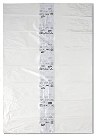 inapa Müllsack/Abfallsack Triline Öko 500l: transparent – ✓reißfest ✓belastbar ✓100% recyclingfähig, 50 Sack