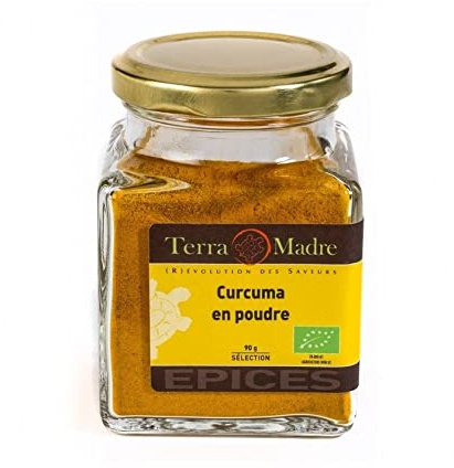 TERRA MADRE Curcuma en poudre bio (Gros Pot) 90g - Inde (gros pot)