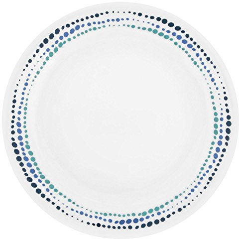 Corelle Livingware Ocean Blues 8.5 Lunch Plate (Set of 8)
