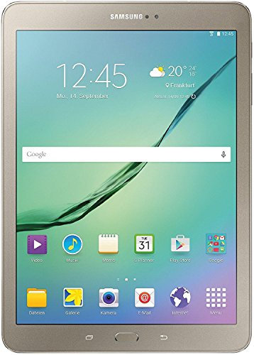 Samsung Galaxy Tab S2 Gold Edition T810N 24,6 cm (9,7 Zoll) Tablet-PC WiFi (2 Quad-Core Prozessoren, 1,9GHz + 1,3GHz, 3GB RAM, 32GB, Android 5.0) gold