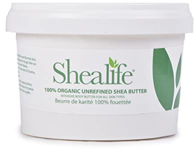 500Grams Organic Virgin Unrefined Shea Butter for Conditioning Sensitive and Dry Skin Baby Skin Salve Treatment of Eczema Psoriasis and Damaged Skin Supplied Direct by Shea Life Skincare 500Grams
