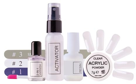 Rio Beauty NACR-3000 - Kit extensiones de uñas acrilicas
