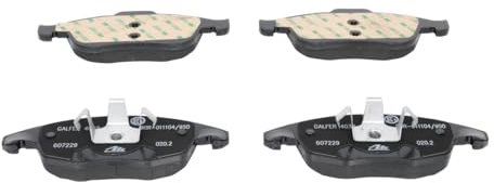 ATE Original Bremsbeläge - Belagsatz - für Scheibenbremse - 13.0460-7229.2 - ECE-R90 Straßenzulassung, grau