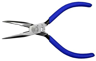 Tsunoda RB-125, Needle Nose Pliers Bent Type, 5-Inch