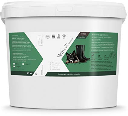 VERM-X HERBAL CRUNCHIES FOR DOGS - 2.6 KG TUB - VMX0040